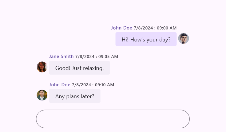 Outgoing user
