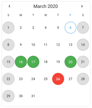 Highlight holidays and weekends Date Range Picker