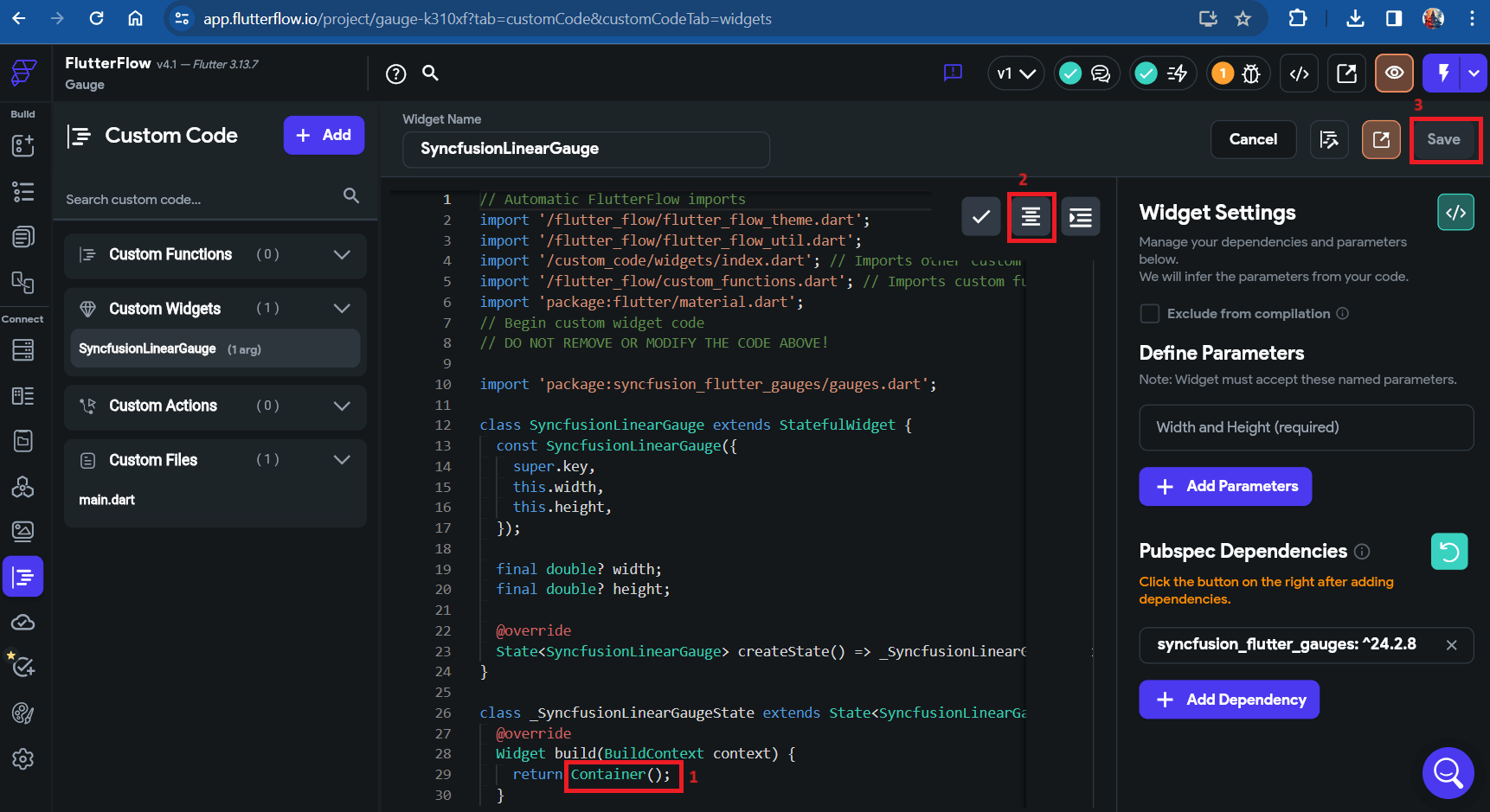 Code snippet