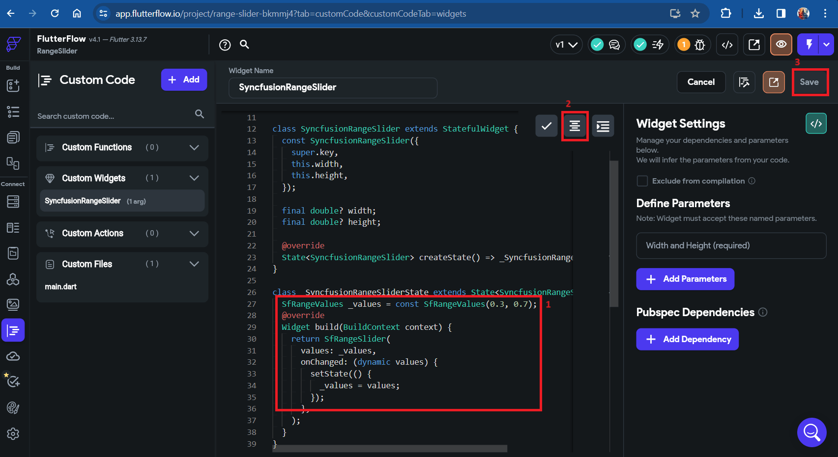 Code snippet