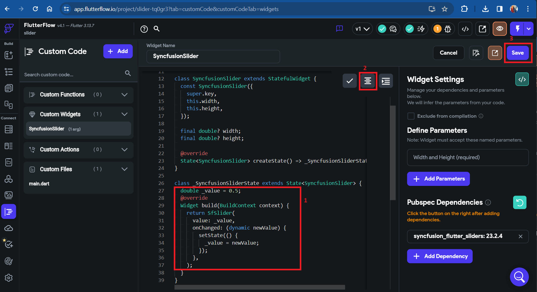 Code snippet