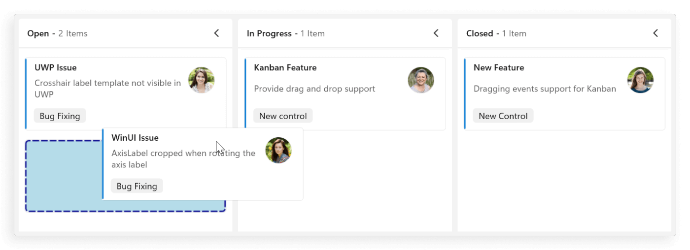 placeholder-in-winui-kanban