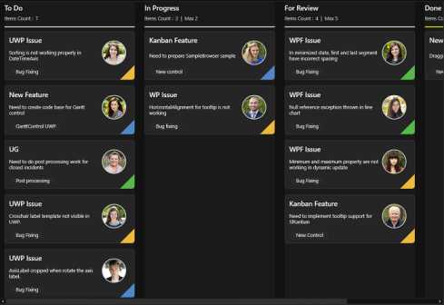 Setting theme to WPF SfKanban