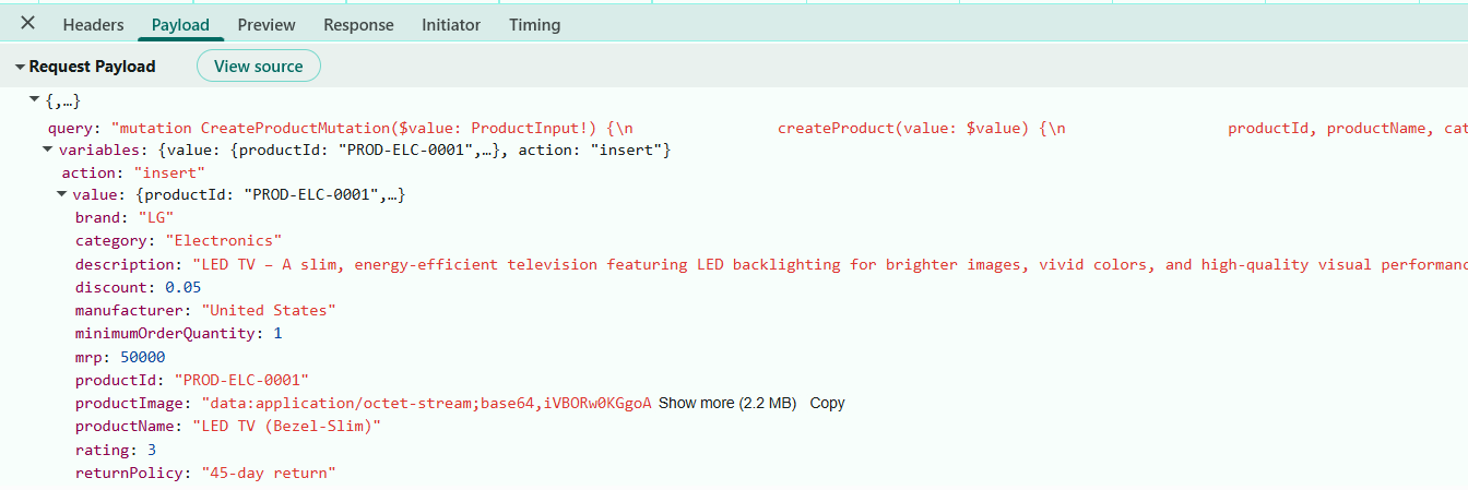 GraphQL-Nodejs-inserting