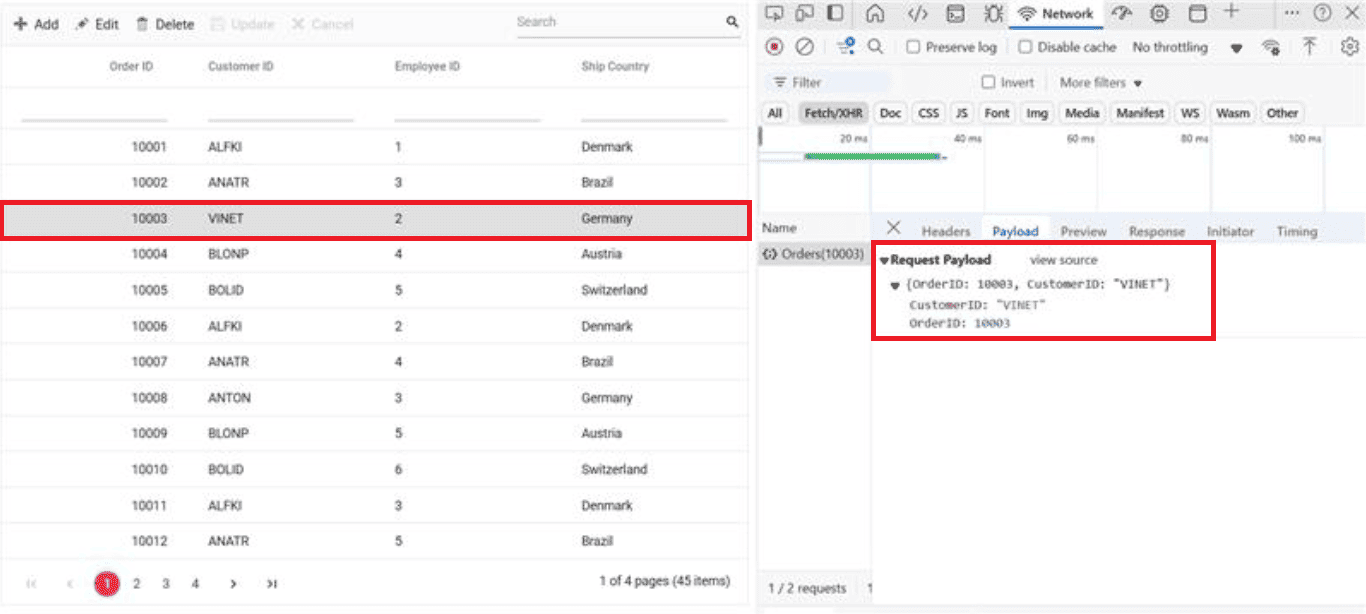 ODataV4Adaptor-Update-record