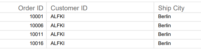 Export Filtered Records