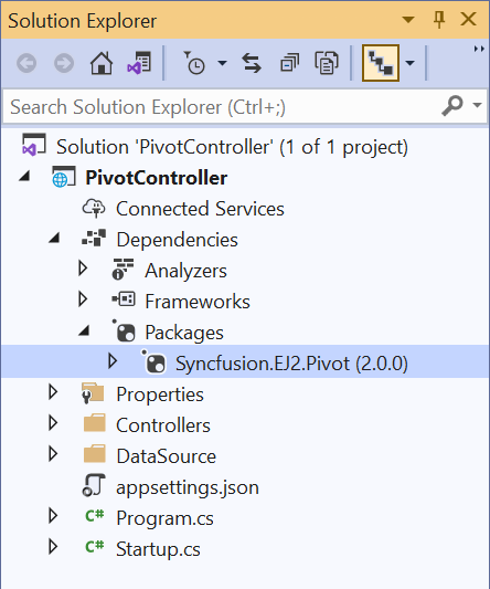 Solution Explorer