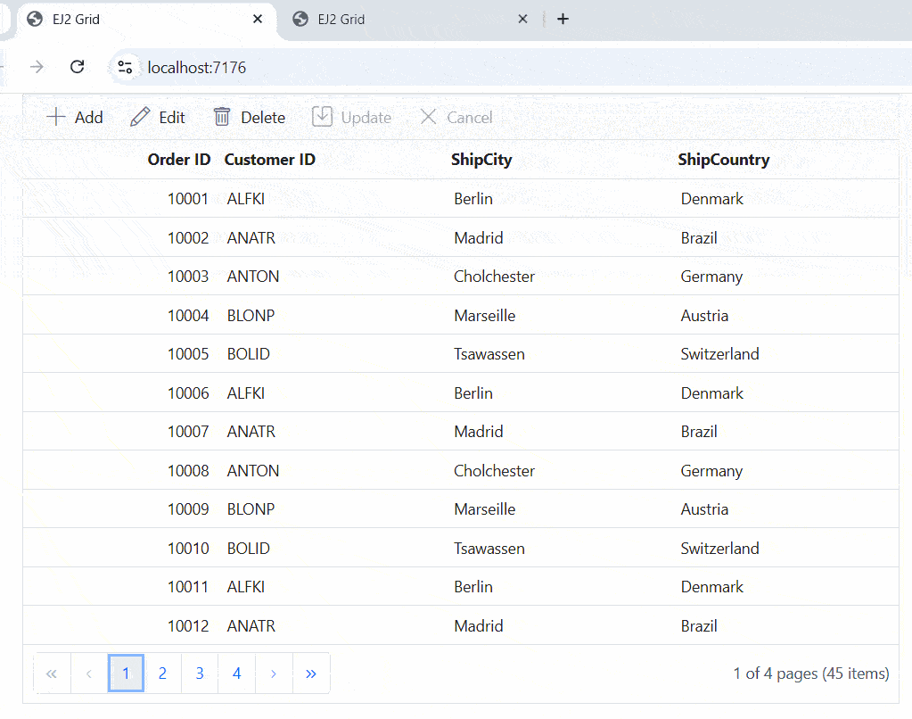 Data binding with SignalR