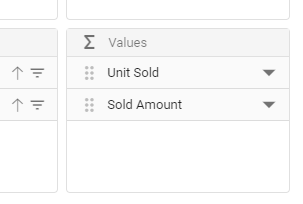 Aggregation name hidden in button UI - Field List