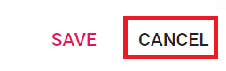 Locale cancel button