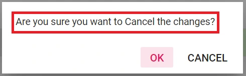 Locale cancel edit