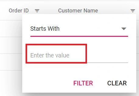 Locale enter value