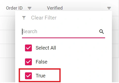 Locale filter true