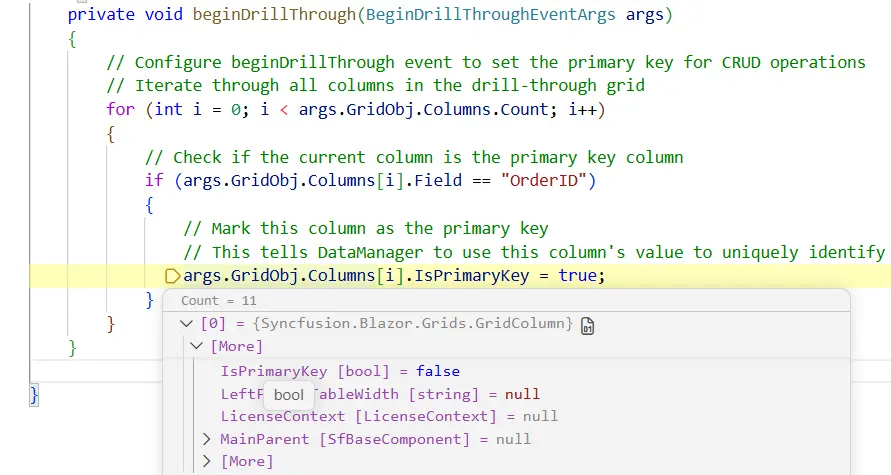 Primary Key Configuration