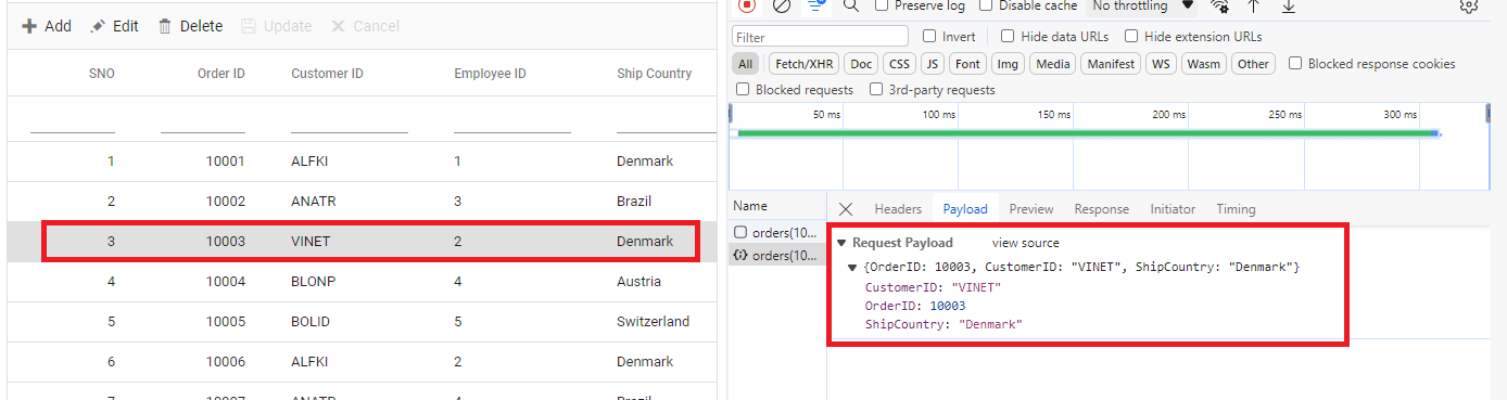 CustomAdaptor-Update-record