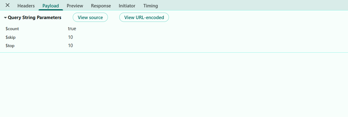 paging query