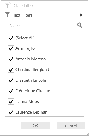 Hide the SortOptions from Filter popup in DataGrid UWP