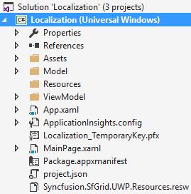 Default resource file