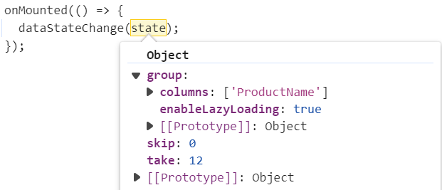 Lazy load group