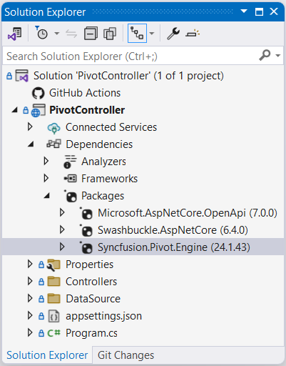 Solution Explorer