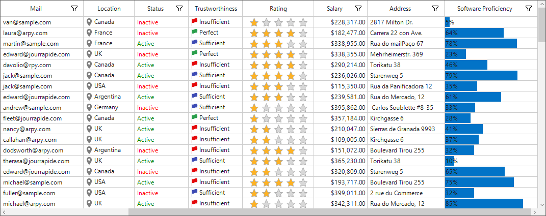Winforms datagrid shows TextAlignment as left of the ProgressBar