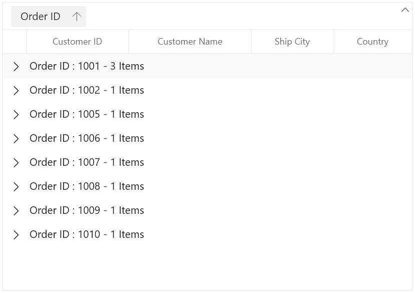 Hide Grouping Column in WinUI DataGrid