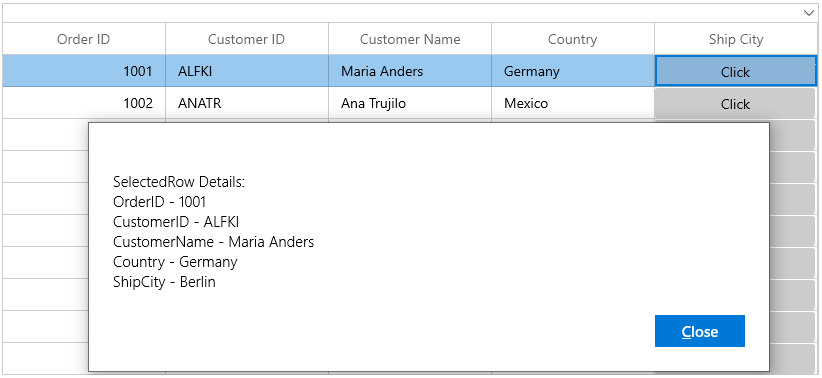 Binding Button Command to ViewModel in WinUI DataGrid
