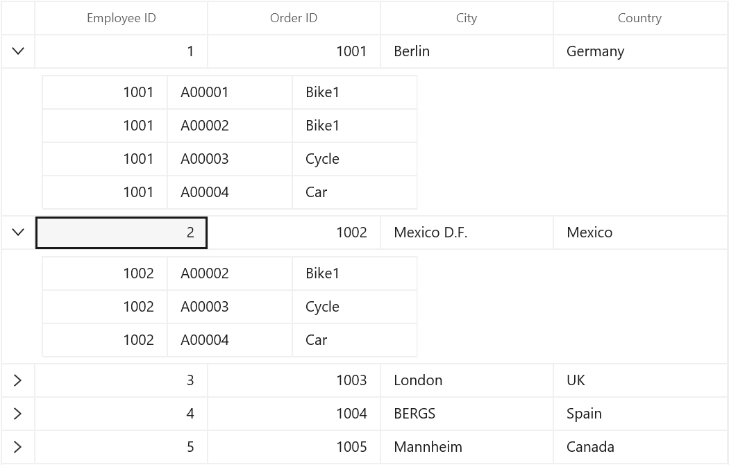 Hide Row Header of Details View in WinUI DataGrid