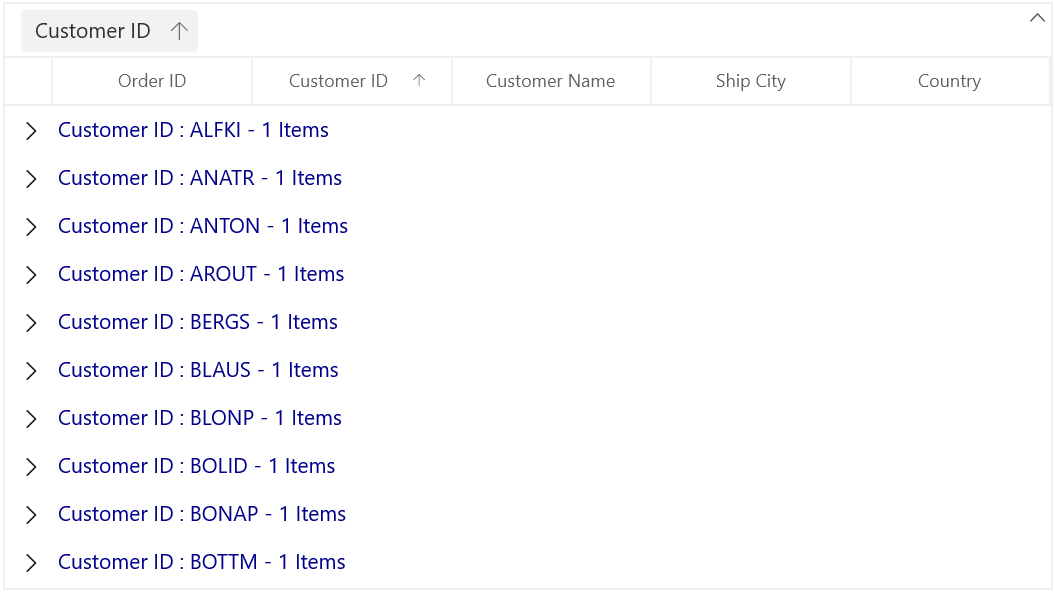Displaying CaptionSummary row styling in WinUI SfDataGrid