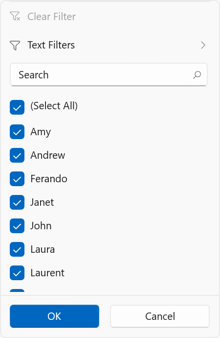 Hide Sort options in WinUI TreeGrid