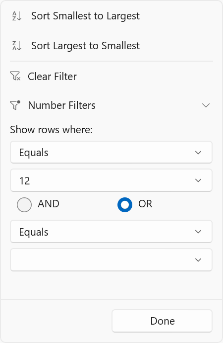 Advanced Filter with Immediate Filter in WinUI TreeGrid