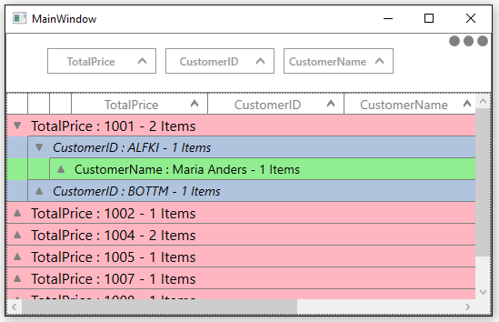 Conditional Style of WPF DataGrid Caption Summary Row based on GroupLevel