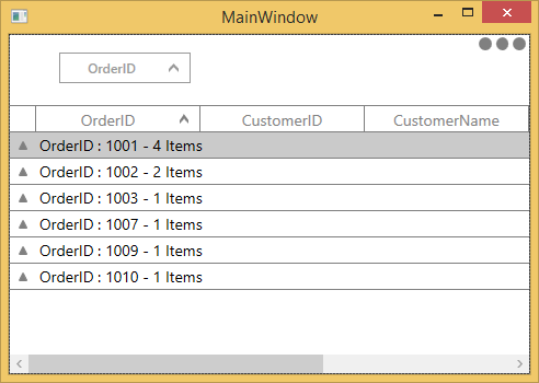WPF DataGrid Grouping