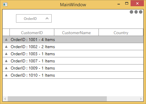 Hide Grouping Column in WPF DataGrid