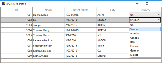 WPF DataGrid displays ComboBox with MVVM Data Template Binding