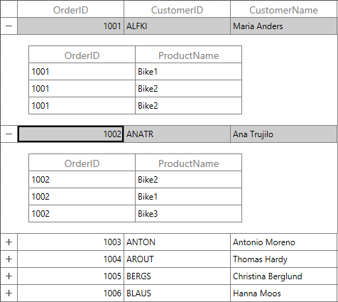 Customized Padding of WPF Nested DataGrid