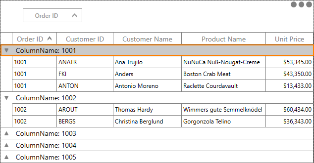 Caption Summary Formatting in WPF DataGrid