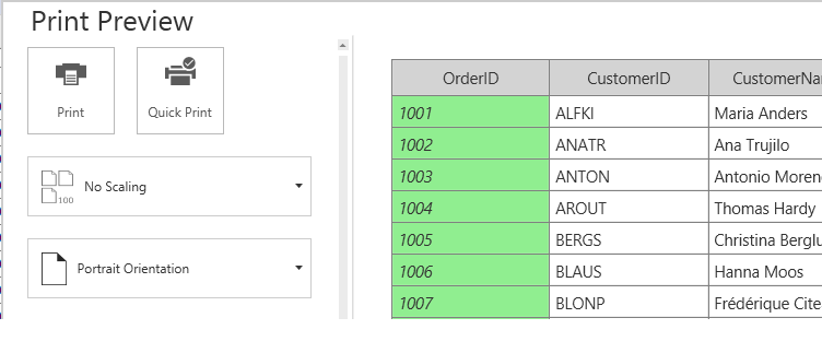 Changing Column Style while Printing in WPF DataGrid
