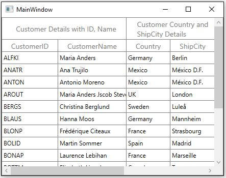 AutoFit Stacked HeaderRow Height based on Content in wpf datagrid
