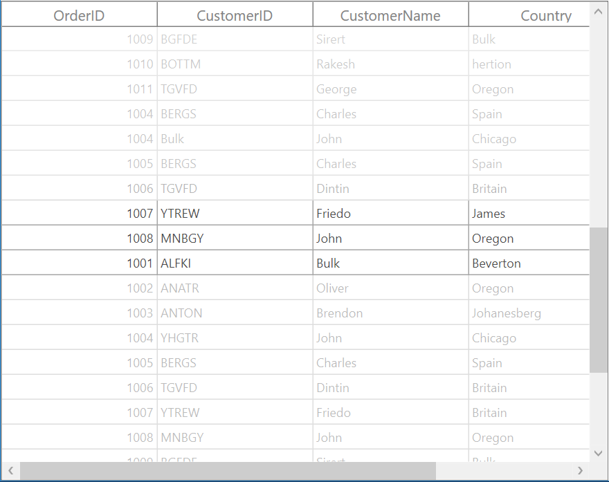 WPF DataGrid with Animation Row