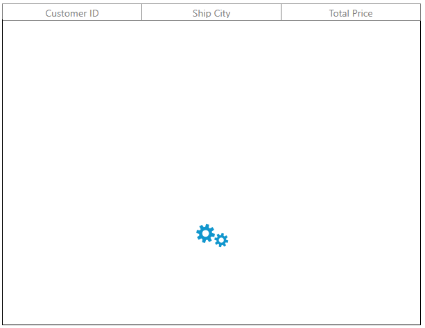 WPF DataGrid displays Busy Indicator before Loading Data
