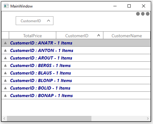 Customizing CaptionSummary Cell Style in WPF DataGrid