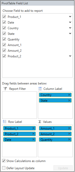 FieldCaption