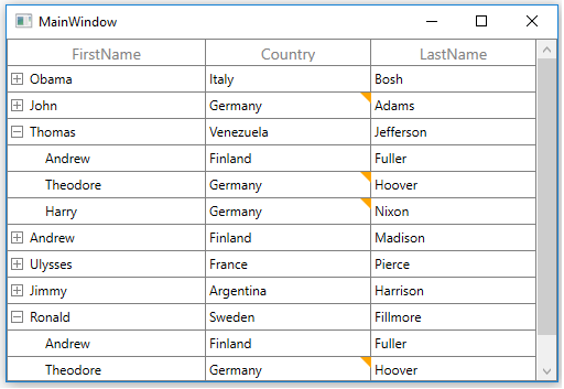 WPF TreeGrid - Error Tip Foreground and Background Customization