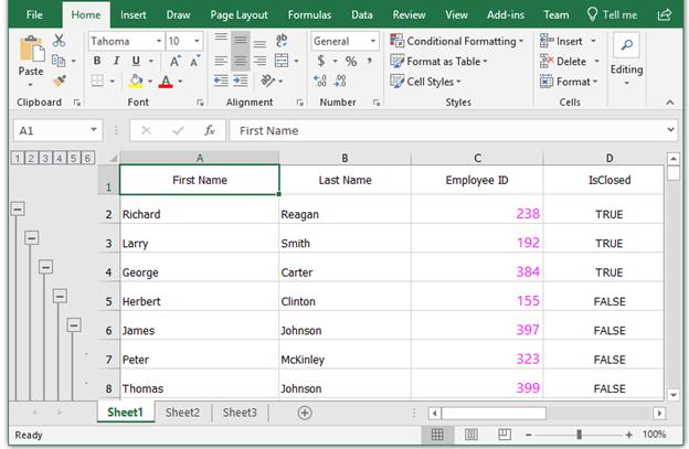 Customizing Cells based on Column in Exported WPF TreeGrid Data