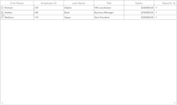 WPF TreeGrid Load Items in on-demand - TreeGrid Lazy Loading