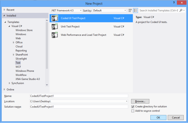 Coded UI Test Project