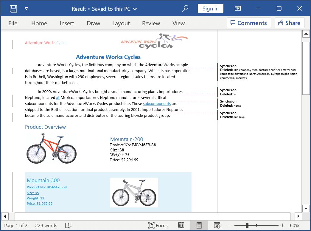 Compare Word documents by ignoring format changes