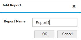 Add report dialog in JavaScript pivot client control