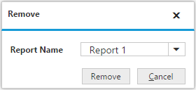 Removing saved report from database of JavaScript pivot client control